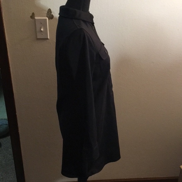 Ralph Lauren women’s black long sleeve painter dress midi size SP - Picture 5 of 9